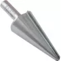 C.K Tools T3014 broca escalonada HSS 6-26 mm, 10 degraus, haste de 3 faces, 80 mm de comprimento