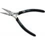 C.K Tools T3772 Pinça de ponta reta com mandíbulas 120 mm polida espelhada Box Joint corte de precisão