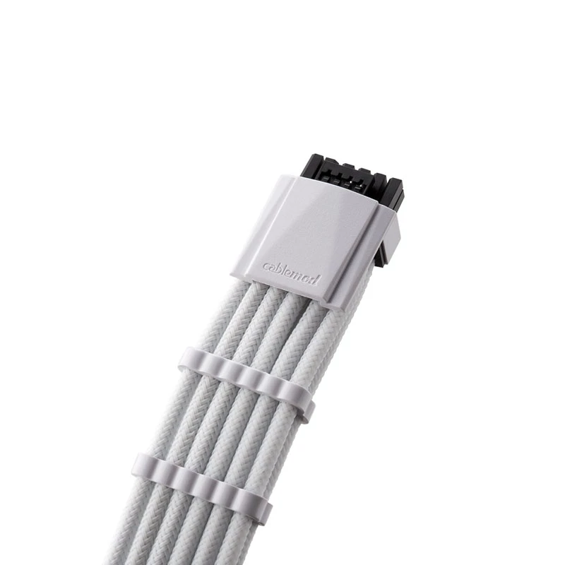 CableMod C-Series PRO ModMesh 12VHPWR Cable Kit para Corsair RM, RMi, RMx (Black Label) - branco