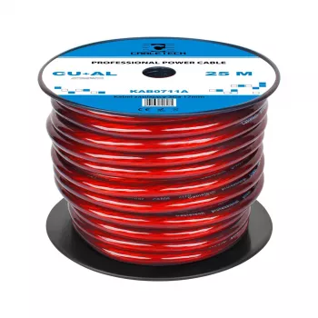 Cabo de alimentação automóvel CABLETECH 2 AWG 12mm OD cobre-alumínio (rolo 10m)