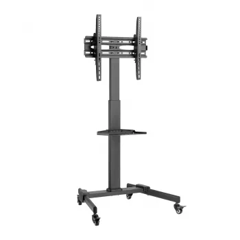 CABLETECH Suporte de TV móvel - Suporte com prateleira