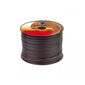 CABLETECH Cabo de Coluna 1,0mm Preto 100m