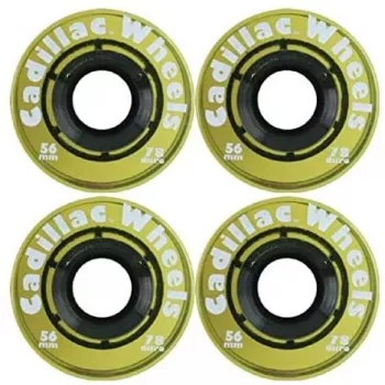 Rodas Cadillac 70mm azul - Rodas de longboard cruiser 80a uretano