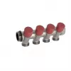 Válvula misturadora termostática de 4 vias Caleffi Série 324 1 polegada x 1/2 polegada 60°C latão DZR
