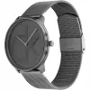 CALVIN KLEIN MAN 25200030 Relógio de quartzo analógico 40mm prata malha de aço inoxidável