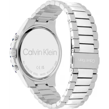 Relógio Calvin Klein para homem Minimal Extension 25200115 44mm malha de aço inoxidável