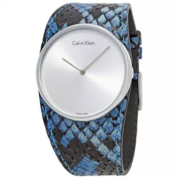 Calvin Klein Relógio de mulher K5V231V6 39mm Aço inoxidável prateado
