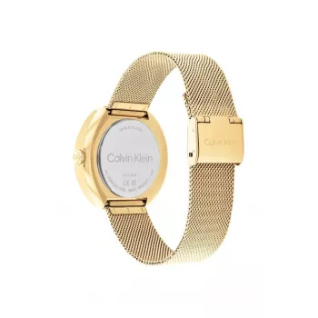 Relógio CALVIN KLEIN mulher Minimal Extension 25200339 38,5 mm prateado aço inoxidável malha