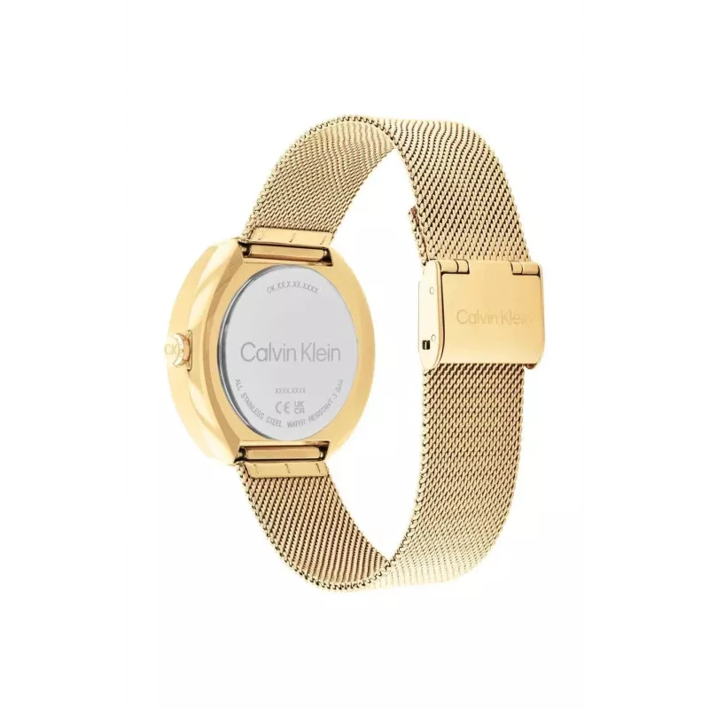 Relógio CALVIN KLEIN mulher Minimal Extension 25200339 38,5 mm prateado aço inoxidável malha