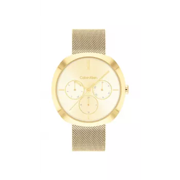 Relógio CALVIN KLEIN mulher Minimal Extension 25200339 38,5 mm prateado aço inoxidável malha