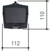 CAME AXL 22 ECO TOP conjunto completo de portão de batente de duas folhas para portões até 4,4 m