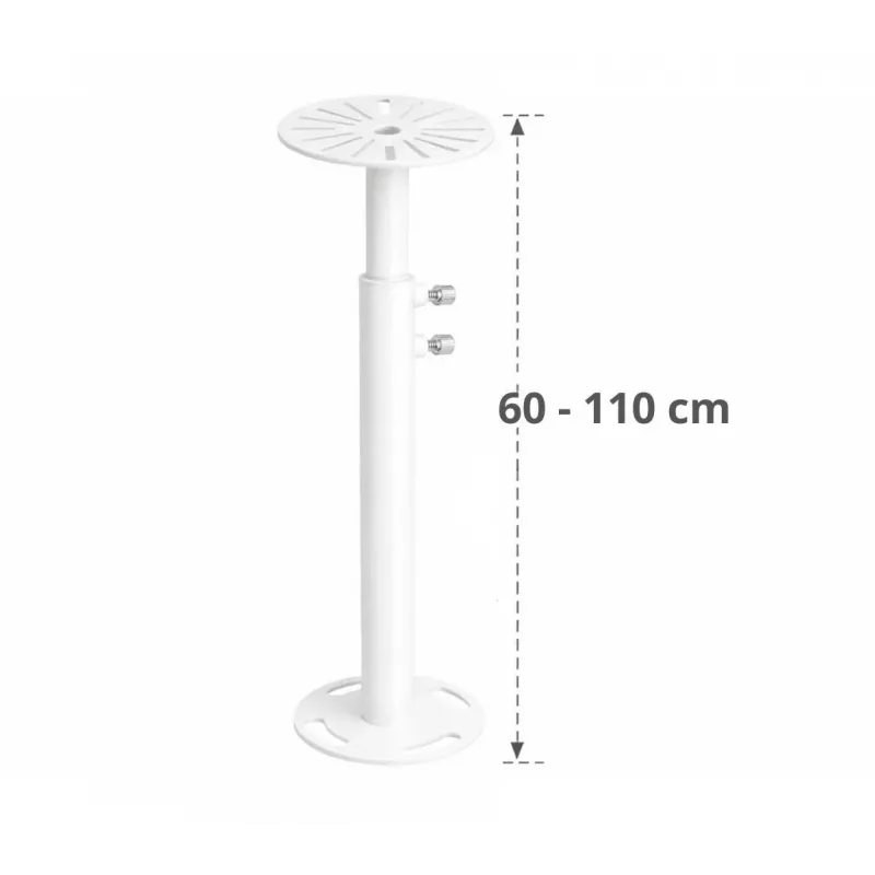 Suporte de parede Camsafe CS20-PSO B para câmaras dome e bullet, Branco