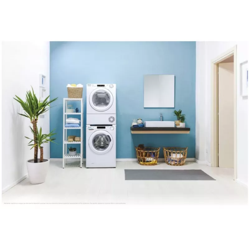 Máquina de secar roupa com bomba de calor independente Candy CSOE H7A2TE-S, 7 kg, A++, Wi-Fi, branco