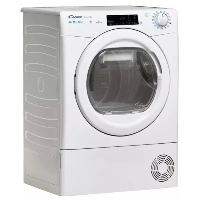 Máquina de secar roupa com bomba de calor independente Candy CSOE H7A2TE-S, 7 kg, A++, Wi-Fi, branco