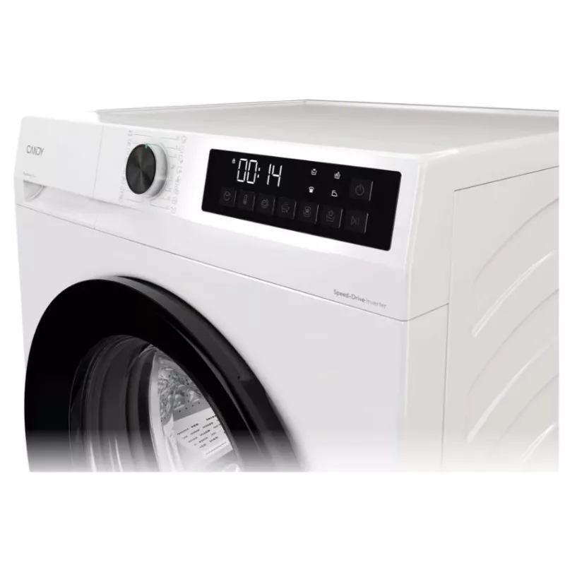 Candy GD 39B8-S máquina de lavar roupa de carga frontal, 9 kg, 1400 rpm, classe energética A, branca