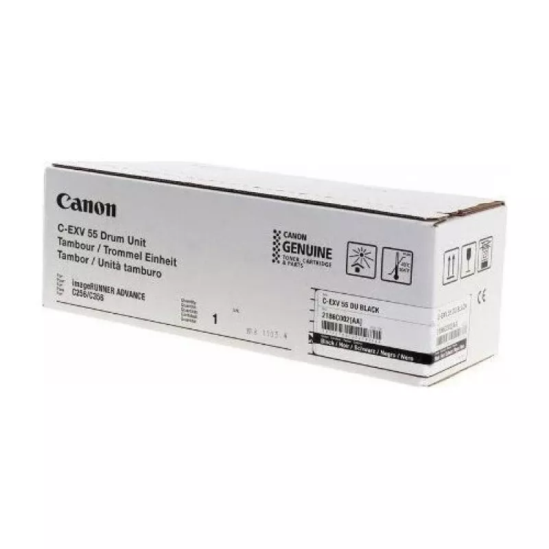 Canon C-EXV 55 unidade de tambor preta original (2186C002) para imageRUNNER ADVANCE C255i/C355i/C355P/C356i/C356P/C475i/C475iF