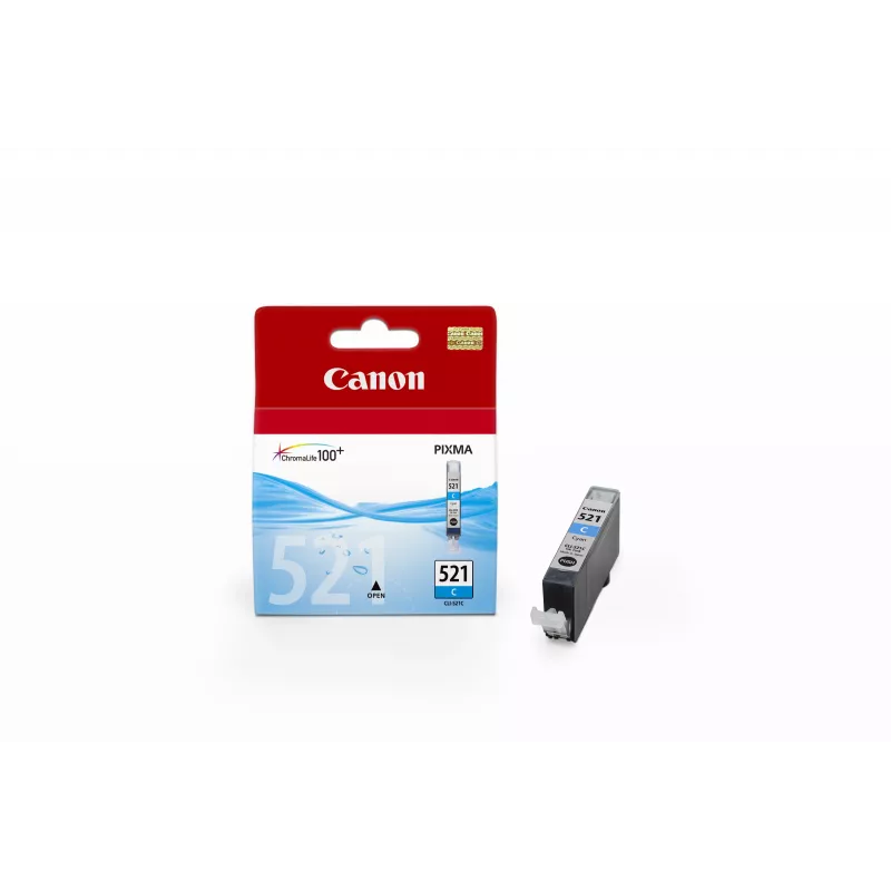 Canon CLI-521C Tinteiro original ciano 9ml Blister com segurança antifurto