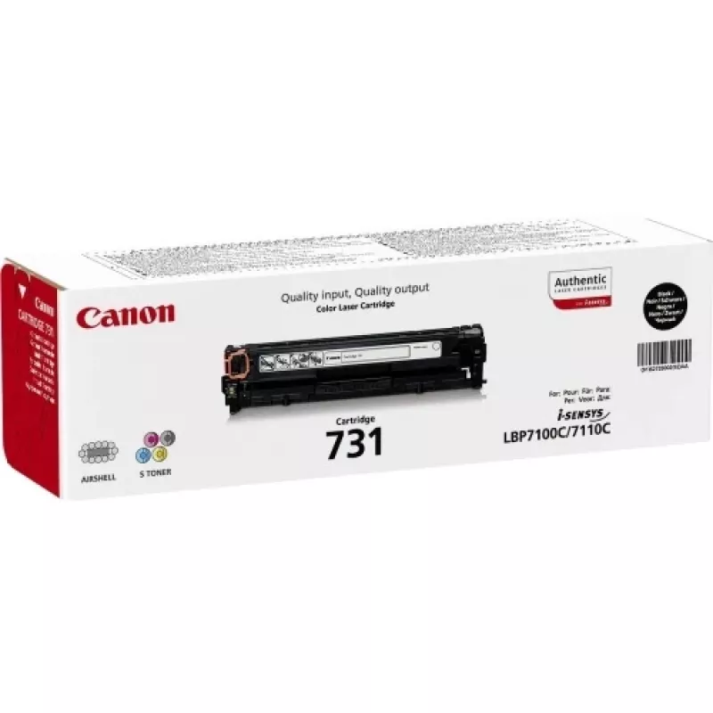 Canon CRG 731 (6272B002) Cartucho de toner, preto