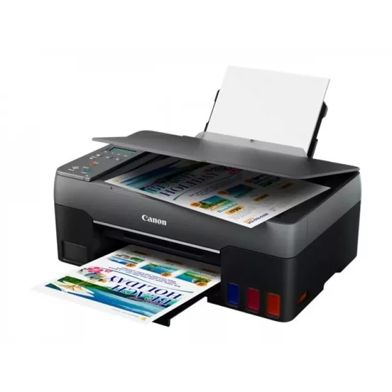Canon PIXMA G2560 Impressora multifunções jato de tinta a cores com depósitos de tinta recarregáveis, imprimir copiar digitalizar, A4, USB