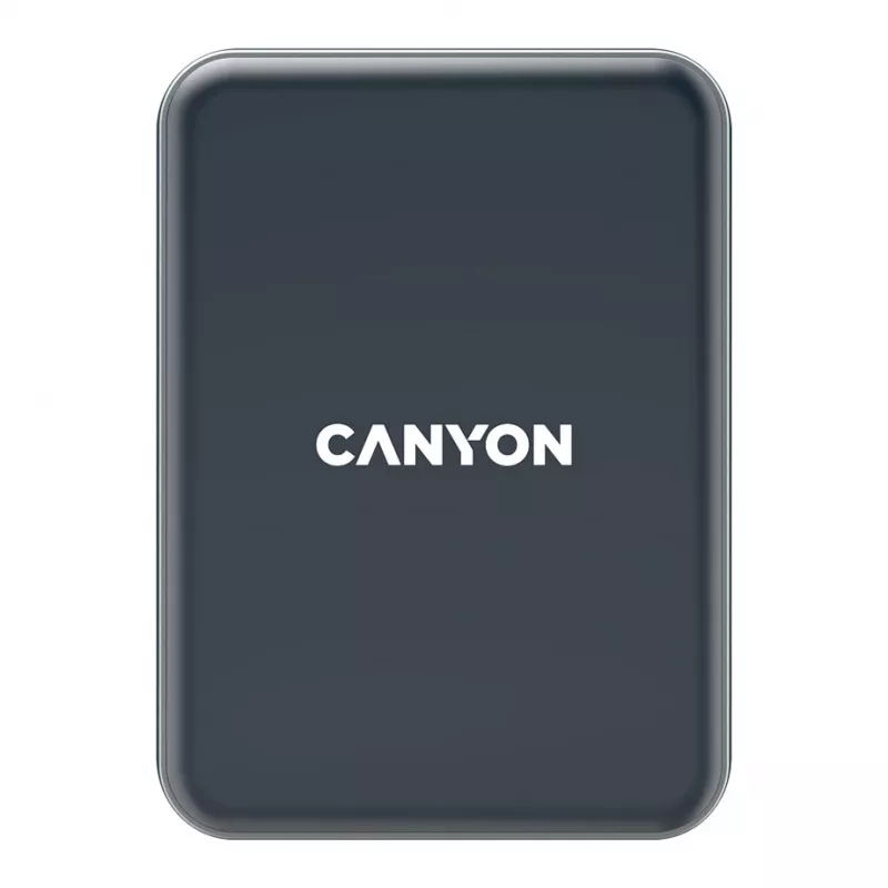 CANYON CH-15 suporte para carro e carregador sem fios MegaFix, 15W, USB-C, preto