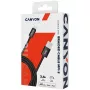 Cabo de carregamento e sincronização Canyon MFI 1m preto