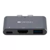 Hub CANYON DS-1 3-em-1 Thunderbolt 3 Space Grey