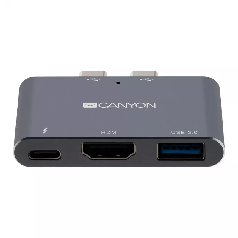 Hub CANYON DS-1 3-em-1 Thunderbolt 3 Space Grey