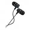 Headset in-ear CANYON EP-3 com microfone, cabo plano de 1,2 m, cinzento-escuro