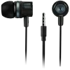 Headset in-ear CANYON EP-3 com microfone, cabo plano de 1,2 m, cinzento-escuro