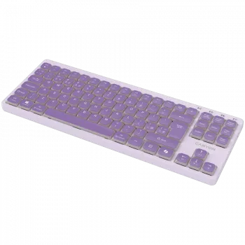 Teclado CANYON OnType 10 Low Profile EN com fios Violeta
