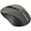 Rato ótico sem fios CANYON MW-1 - 2,4 GHz, 1600 DPI, cinzento