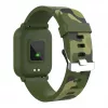 CANYON My Dino KW-33 smartwatch para adolescente, ecrã tátil IPS de 1,3 polegadas, caixa de plástico verde, à prova de água IP68, BT 5.0