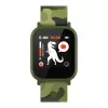 CANYON My Dino KW-33 smartwatch para adolescente, ecrã tátil IPS de 1,3 polegadas, caixa de plástico verde, à prova de água IP68, BT 5.0