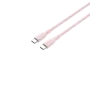 CANYON cabo USB-C para USB-C 60W 1m silicone Pink Sand