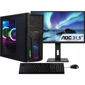 CAPTIVA Power Starter R80-034 TFT Bundle, AMD Ryzen 5, 32GB DDR4, 1TB SSD