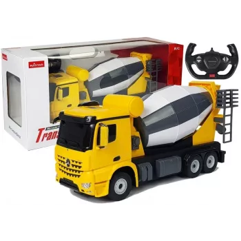 Carro R/C Mercedes-Benz Arocs Rastar 1:14 amarelo