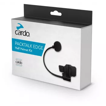 Cardo PT Edge kit para capacete aberto - altifalantes JBL e microfone de haste para Packtalk Edge