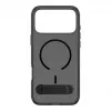 CARE by PanzerGlass Kickstand capa Smokey com MagSafe preto para iPhone 17 Pro Max