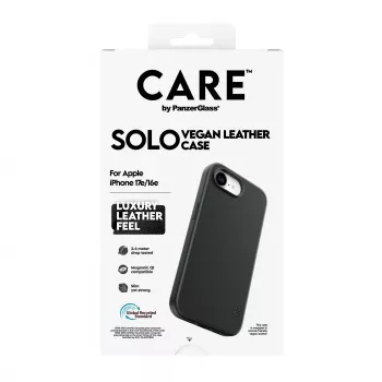 CARE by PanzerGlass Solo Case Preto para Apple iPhone 16e / 17e (CR30028)