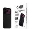 CARE by PanzerGlass Solo capa de pele vegana preta com MagSafe para iPhone 17 Pro