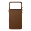 CARE by PanzerGlass Solo capa de pele vegana castanha com MagSafe para iPhone 17 Pro Max