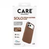 CARE by PanzerGlass Solo capa de pele vegana castanha com MagSafe para iPhone 17 Pro Max