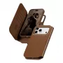 CARE by PanzerGlass Tango carteira 2 em 1 castanha com MagSafe para iPhone 17 Pro Max
