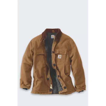 Casaco Carhartt Duck Traditional castanho