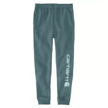 Calças de fato de treino Carhartt Graphic Jogger para homem - corte solto, mistura de algodão de gramagem média, cintura elástica, costuras triplas