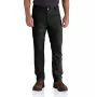 Calças Carhartt Rigby Straight Fit pretas 32x30 - calças de trabalho em canvas elástico