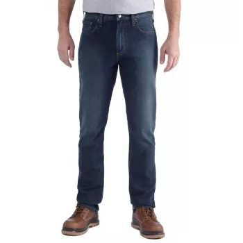 Calças Carhartt Rugged Flex Straight Tapered - calças de trabalho com elasticidade homem