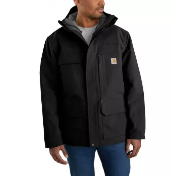 Carhartt Casaco isolado Super Dux - preto - homem corte relaxed