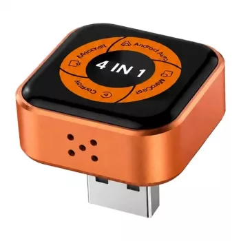 CARLINKIT Mini Ultra 6 Adaptador sem fios para CarPlay e Android Auto - preto