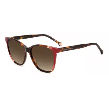 Óculos de sol de mulher CAROLINA HERRERA CH0061SO6357H Havana castanho degradê 57mm